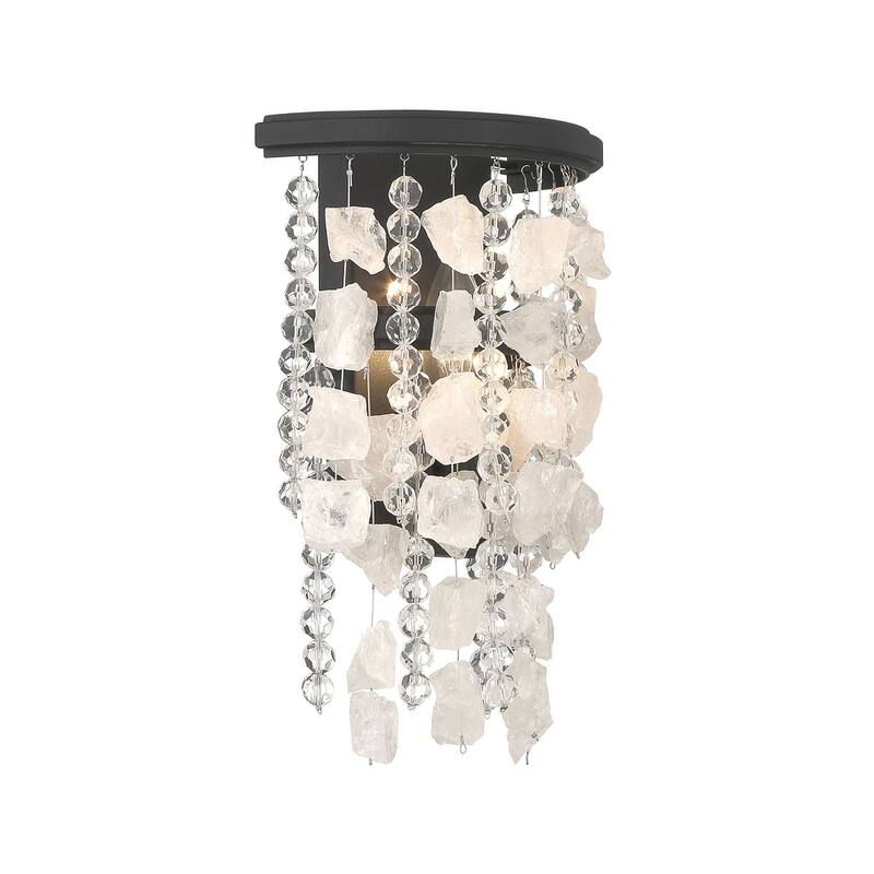 Minka Lavery 6701 Shimmering Elegance 12" Tall ADA Wall Sconce with