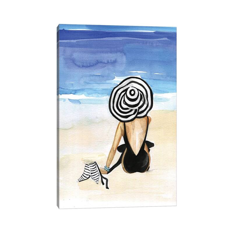 iCanvas "Beach Time" by Rongrong DeVoe Canvas Print