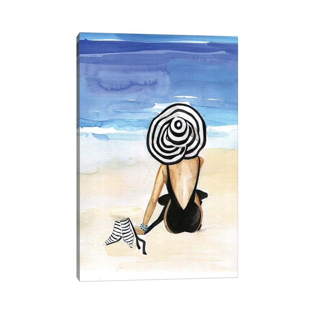 iCanvas "Beach Time" by Rongrong DeVoe Canvas Print