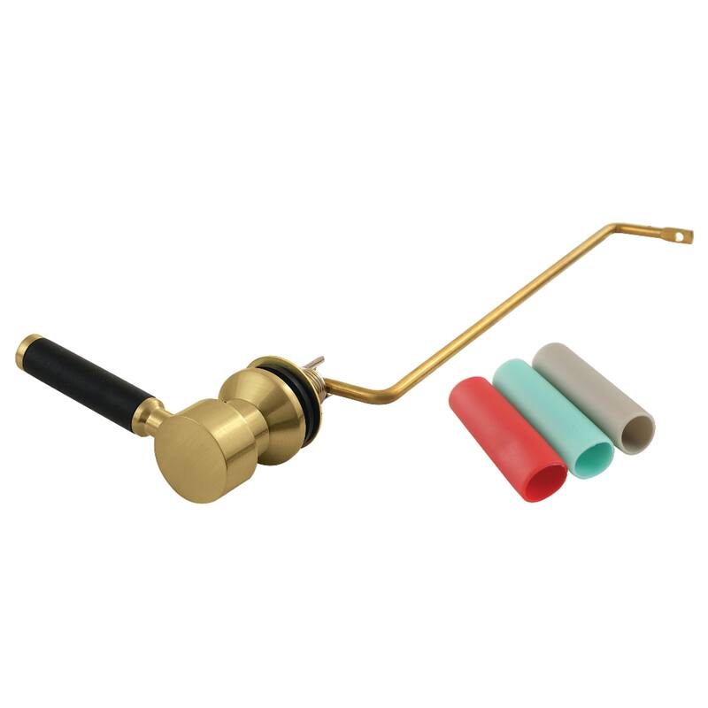 Kaiser Side Mount Toilet Tank Lever - Brushed Brass