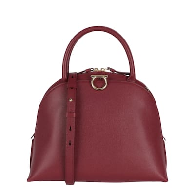 Ferragamo Gancini Medium Top Handle Bag - NS