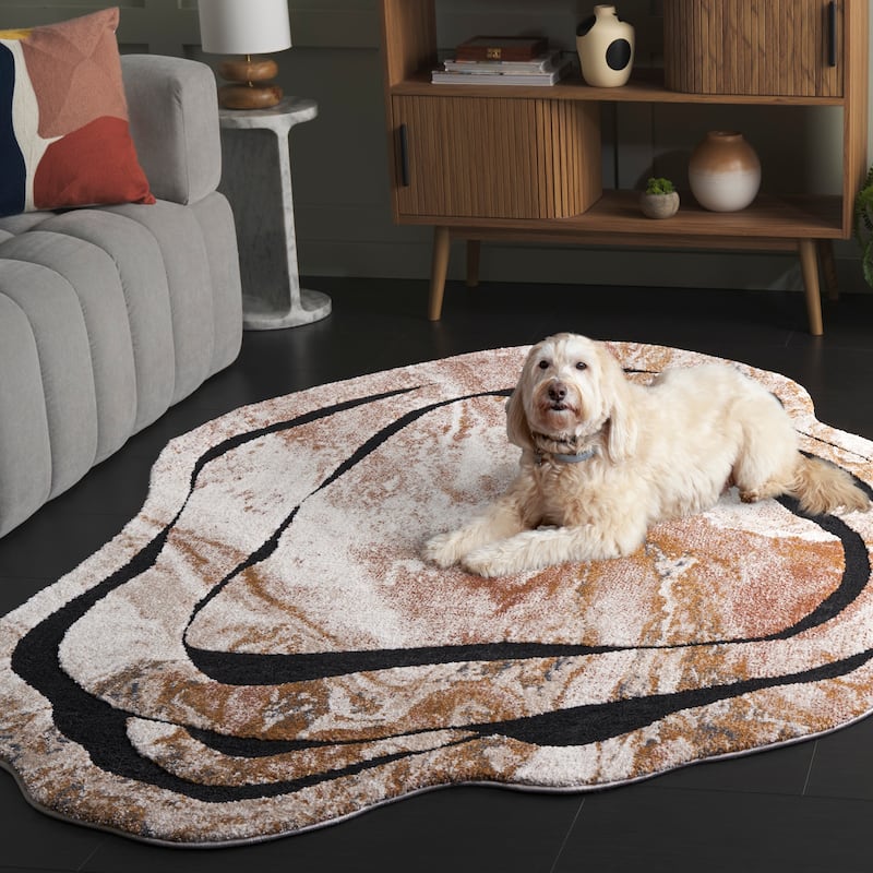 SAFAVIEH Contour Jessyca Modern Abstract Rug - 5'5" x 7'6"