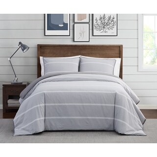 Brooklyn Loom Niari Yarn Dye Stripe 3 Piece Duvet Cover Set
