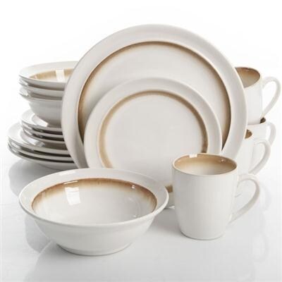Gibson - 110955.16 - Ge Lawson Dnrwr Wht Brwn 16Pc
