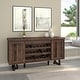 preview thumbnail 6 of 4, Alpine Furniture Prairie Sideboard with Wine Holder - Natural/Black