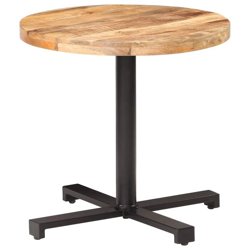 vidaXL Bistro Table Round Ø31.5"x29.5" Rough Mango Wood