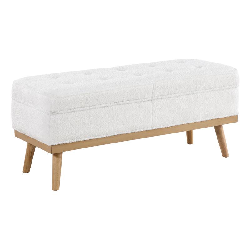 Carson Carrington Sastamala Mid-century Storage Bench