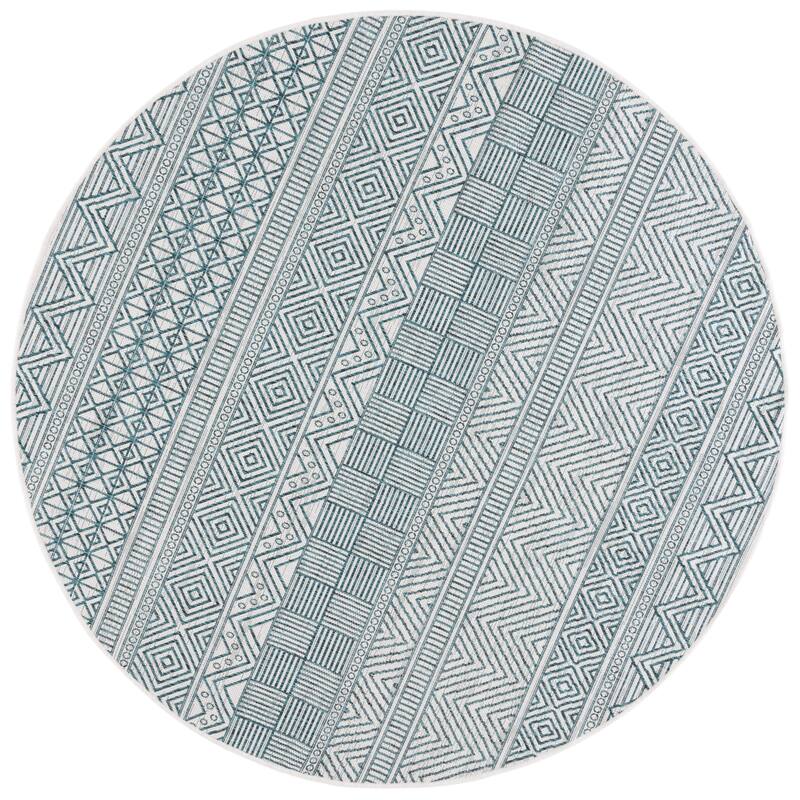 SAFAVIEH Courtyard Rozenn Indoor/ Outdoor Waterproof Patio Backyard Rug