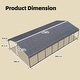 preview thumbnail 8 of 81, Heavy-Duty Metal Carport with Upgraded Galvanized Steel Roof – Ideal Shelter for Cars, Boats, and Tractors