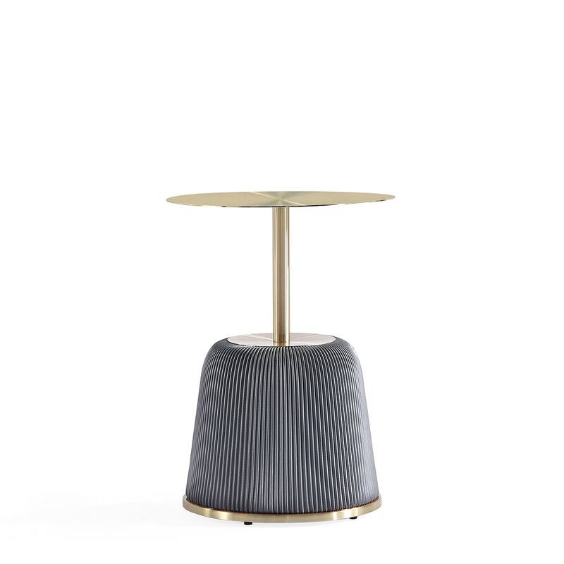 Manhattan Comfort Modern Anderson 1.0 Upholstered End Table