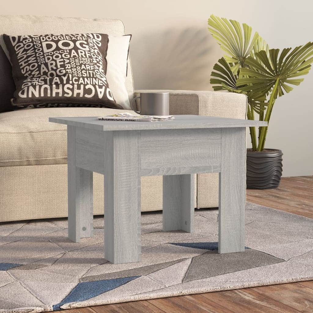 vidaXL Coffee Table End Table Sofa Table Living Room Furniture Engineered Wood - 21.7" x 21.7" x 16.5"