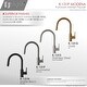 preview thumbnail 47 of 49, STYLISH Kitchen Sink Faucet Single Handle Pull Down Dual Mode in Stainless Steel - Faucet Height: 14 1/8" | Spout Height: 6 3/4"