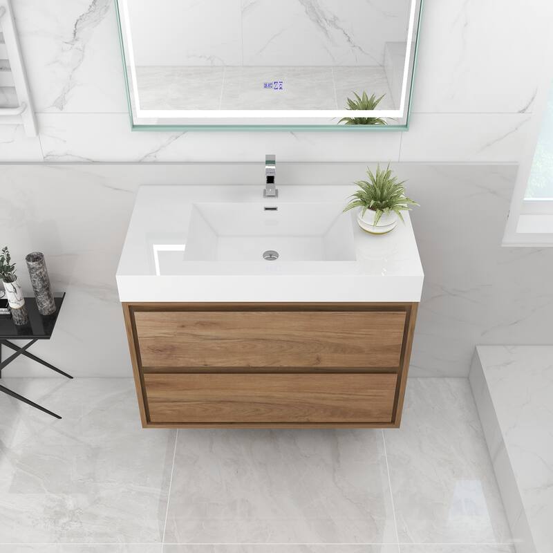 Morava 36" Floating Vanity with Single Sink - 36