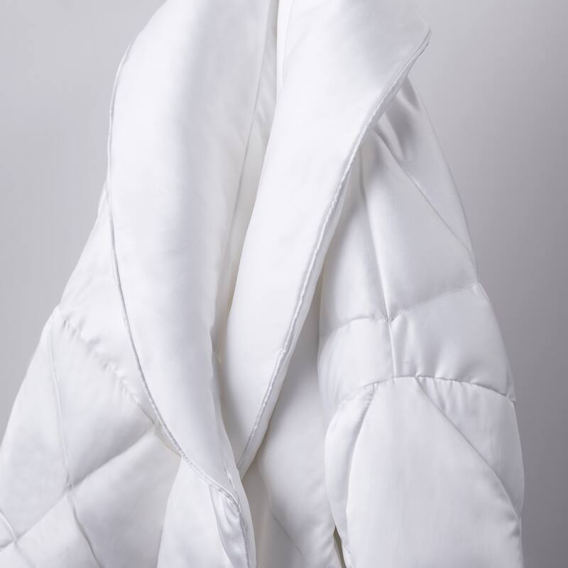 Satin Puffer Down Alternative Bath Robe On Sale Bed Bath & Beyond