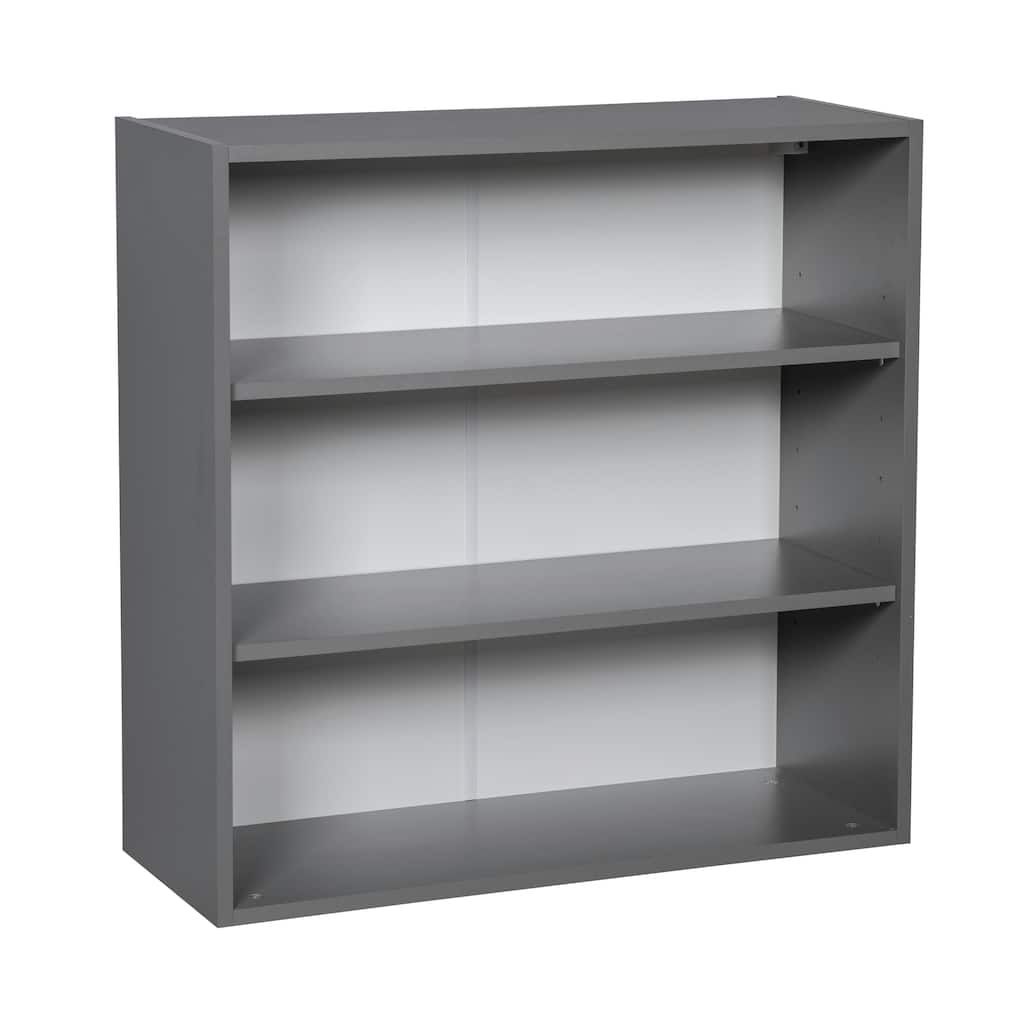 30" x 30" Wall Cabinet-Double Door-Grey - 30 x 30 x 12