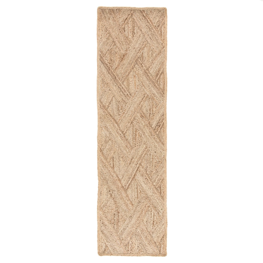 Vero Natural Trellis Area Rug
