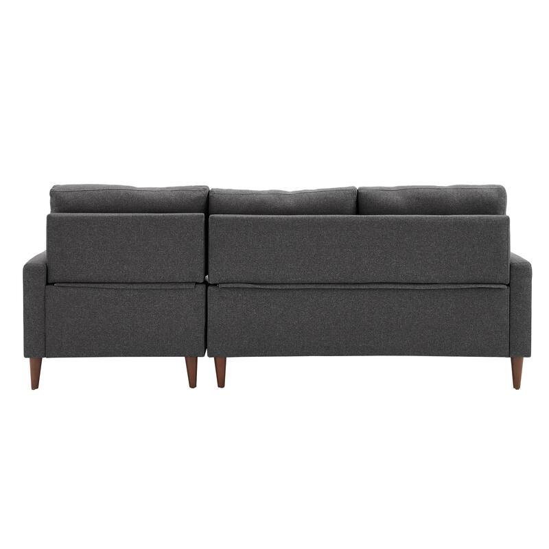 Parker Convertible Sofa with Right Facing Storage Chaise by iNSPIRE Q Modern