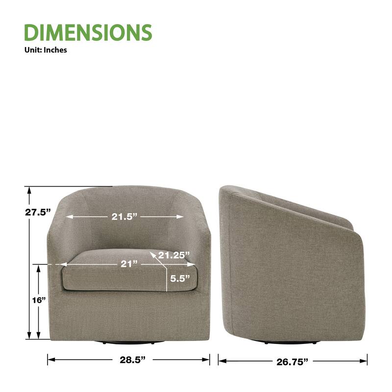 Parker Swivel Tub Chair