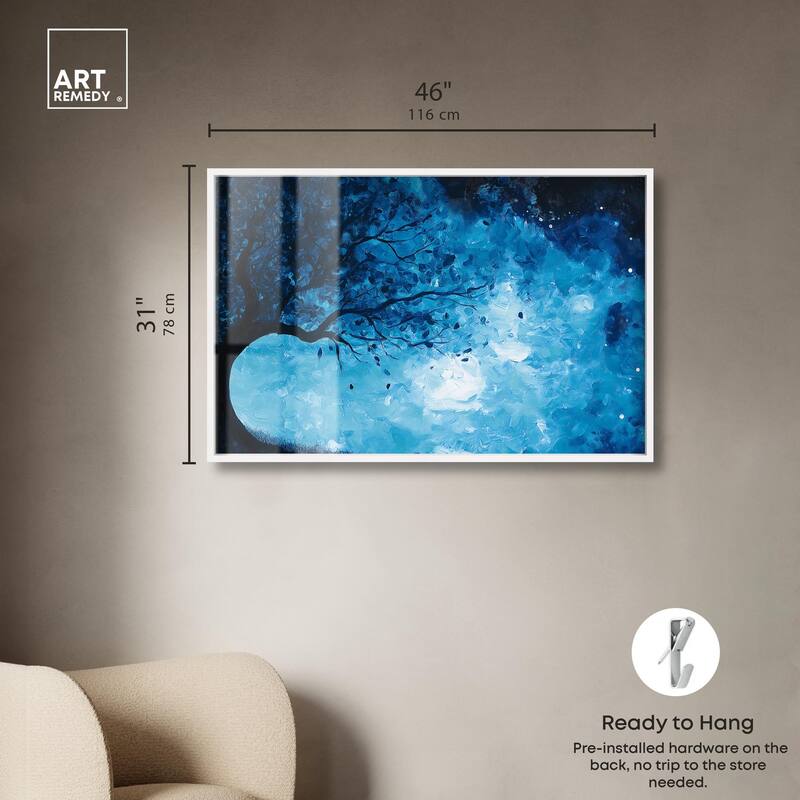 Fire and Ice Tree II Shadowbox by Art Remedy