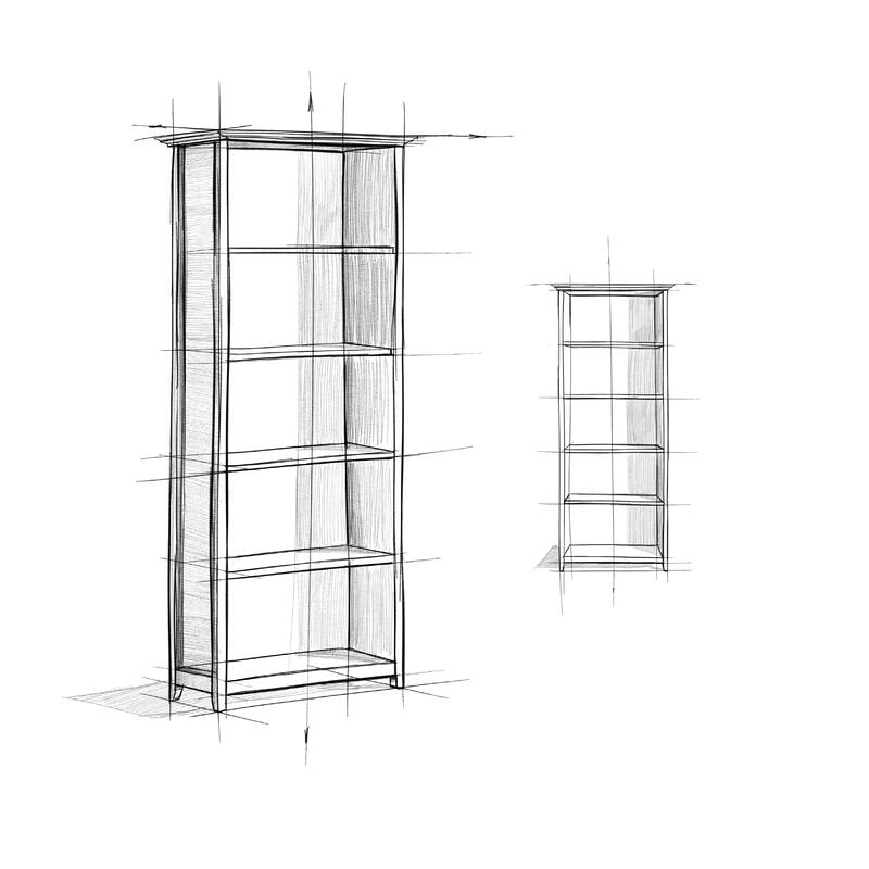 WYNDENHALL Halifax 30" Wide Solid Wood Transitional 5 Shelf Bookcase - 30"w x 14"d x 70" h