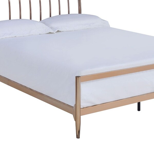 ACME Marianne Queen Bed, Copper - Bed Bath & Beyond - 37639586