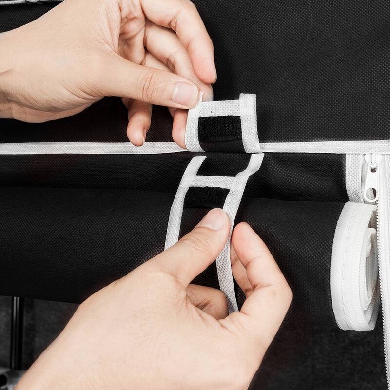 64-inch Portable Closet Storage Organizer Wardrobe Clothes Rack