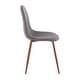 preview thumbnail 65 of 81, Pebble Mid-Century Modern Upholstered Accent / Dining Chair (Set of 2)