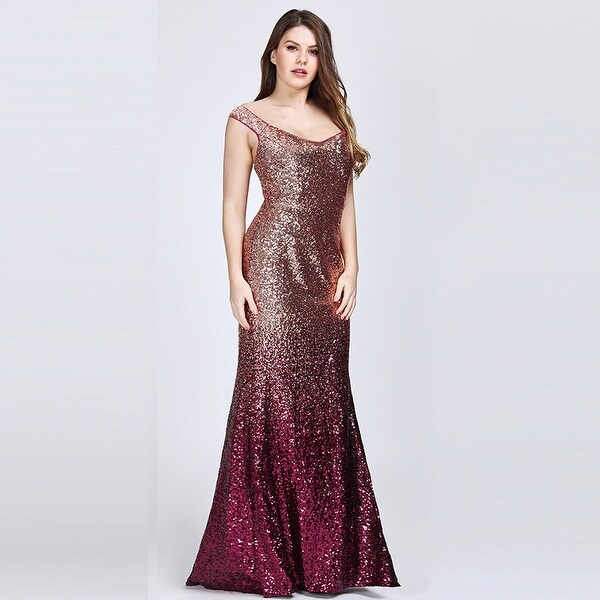 sexy plus size gold dress