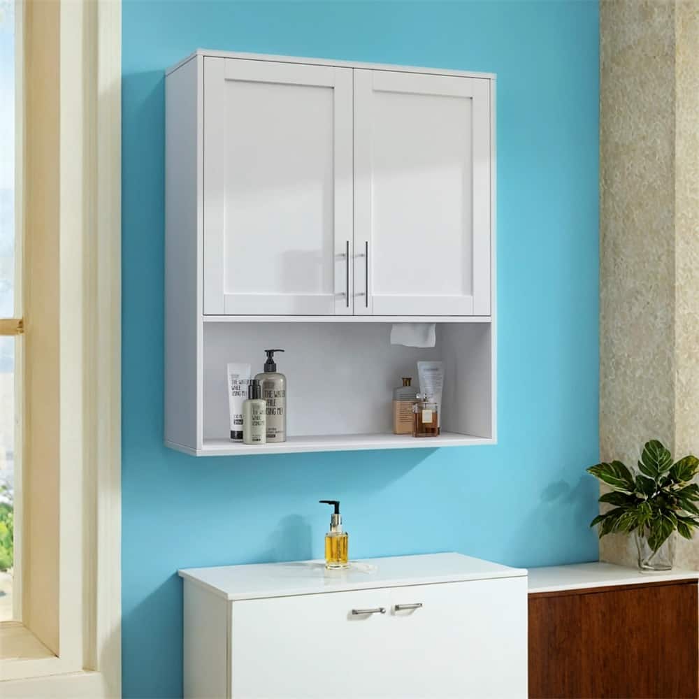 Bathroom Mirror Cabinet,Two Door Wall Cabinet Vanity Mirror Cabinet