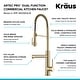 preview thumbnail 36 of 124, Kraus Artec 2-Function Commercial Pulldown Pot Filler Kitchen Faucet