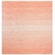 preview thumbnail 77 of 84, SAFAVIEH Handmade Flatweave Montauk Geert Cotton Rug 4' Square - Orange/Ivory - Square