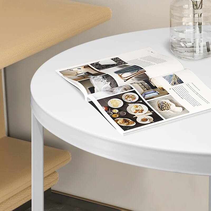 VredHom Patio Outdoor Metal Side Table