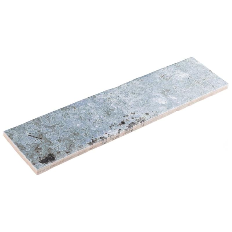 Merola Tile London Blue Glossy 3" x 12" Ceramic Wall Tile