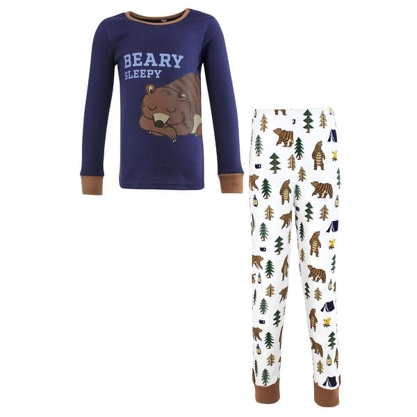 slide 1 of 1, Hudson Baby Boy Cotton Pajama Set, Bear 2T - Bear