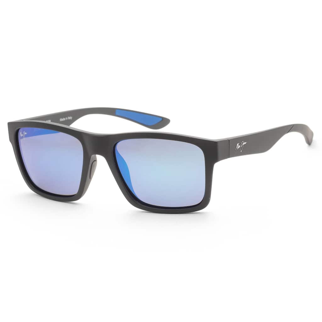 Maui Jim Men's The Flats 57 mm Black Sunglasses MJ0897S-007