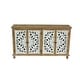 preview thumbnail 5 of 14, GDF Studio - Marseille 60" Antique Natural 4-Door Carved Accent Sideboard