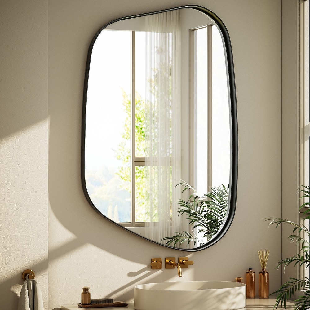 Irregular Bathroom Mirror Mirror Wall Decor