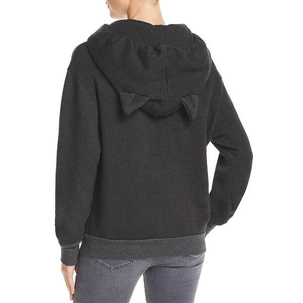 Shop Wildfox Womens Im A Cat Sweatshirt Logo Hooded Xs Free