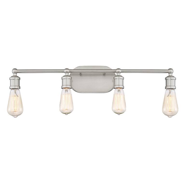 Meridian M80013 4 Light 27" Wide Bathroom Vanity Light - Brushed Nickel