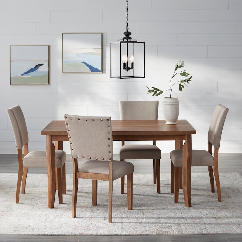 Simple Living Provence Dining Set - Driftwood 5-piece