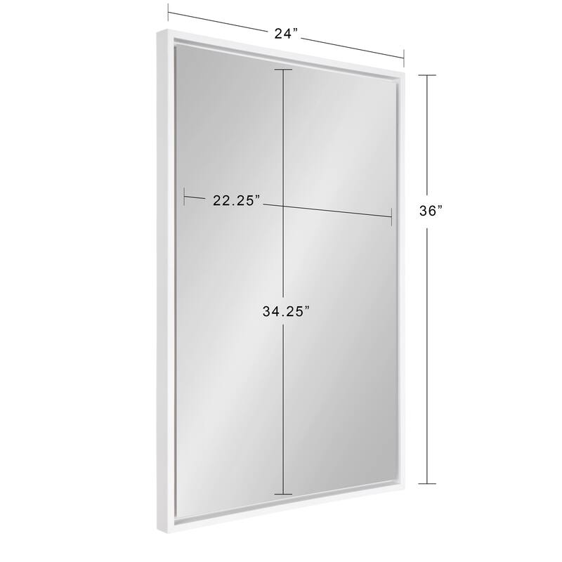 Kate and Laurel Evans Framed Floating Wall Mirror
