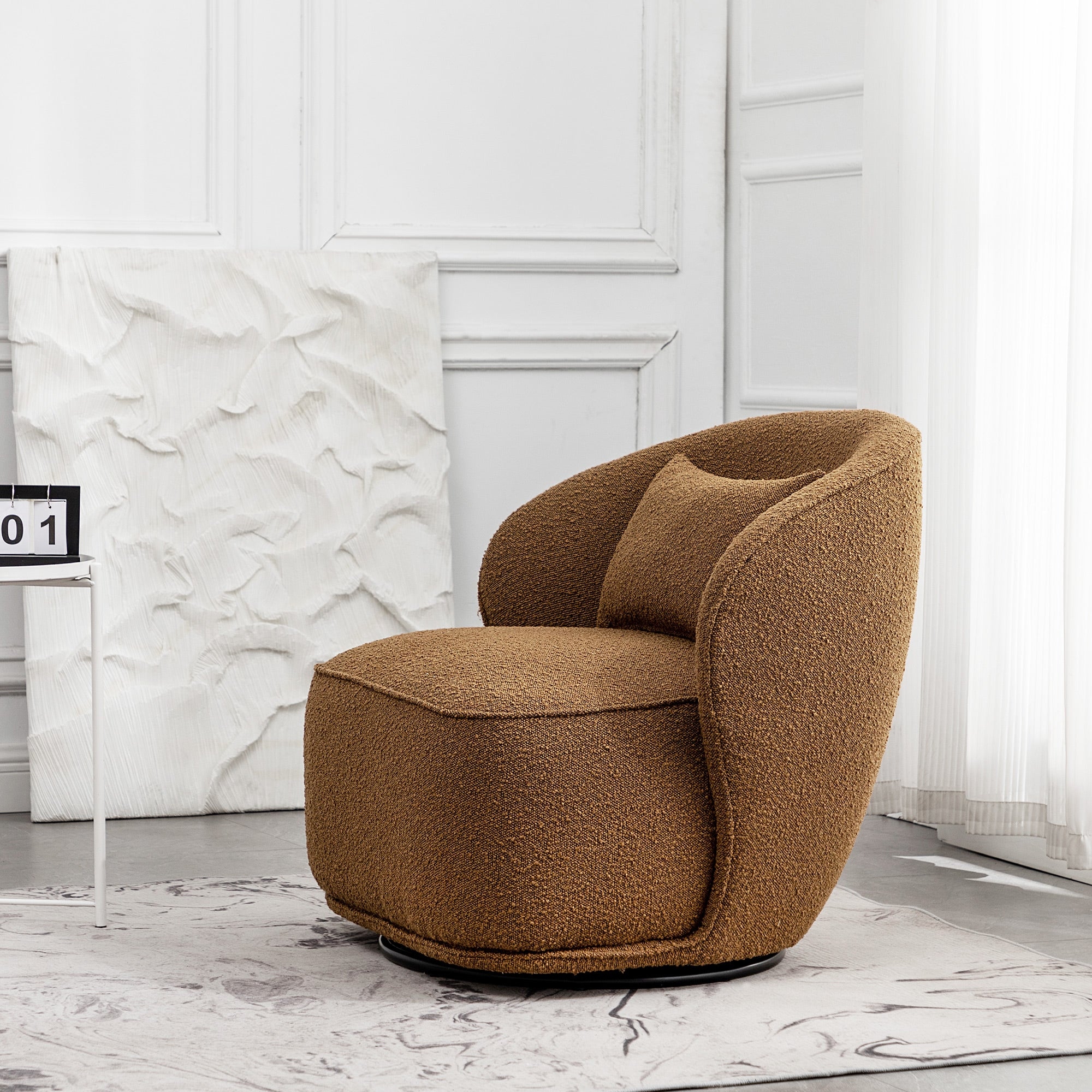 Verano swivel best sale barrel chair