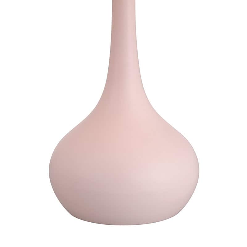 Acroma Teardrop Base Spherical Table Lamp with Feather Accents