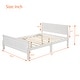 preview thumbnail 63 of 76, Classic Wood Platform Bed with Headboard and Footboard, Solid Wood Bed Frame, Easy to Assemble, No Box Spring Needed