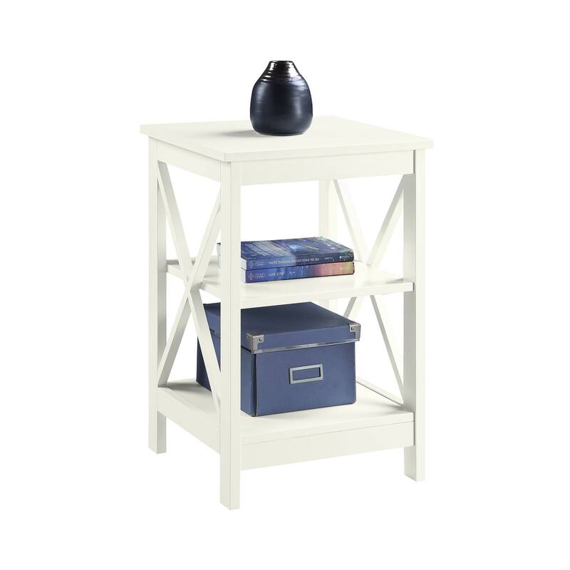 Convenience Concepts Oxford End Table with Shelves