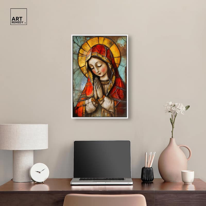 Ancient Supplication Canvas by Art Remedy