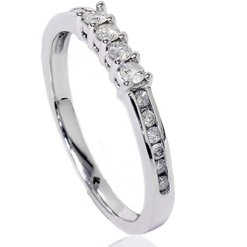 1/3ct Diamond Wedding Ring White Gold