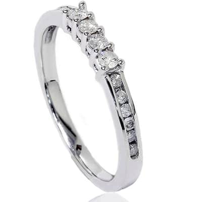 1/3ct Diamond Wedding Ring White Gold