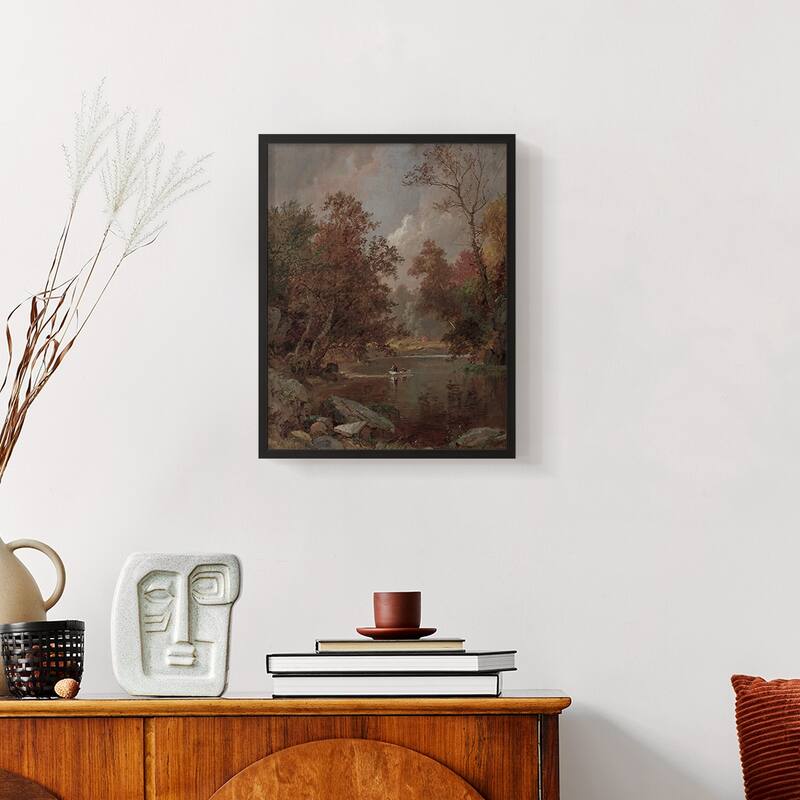 Vintage Landscape XXXVII -Framed Print