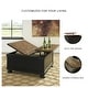 preview thumbnail 5 of 14, Valebeck Black/Brown Casual Square Lift Top Cocktail Table - 36" W x 36" D x 18" H